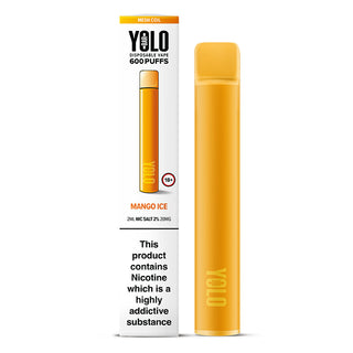 Mango Ice Flavour YOLO Disposable Vape device